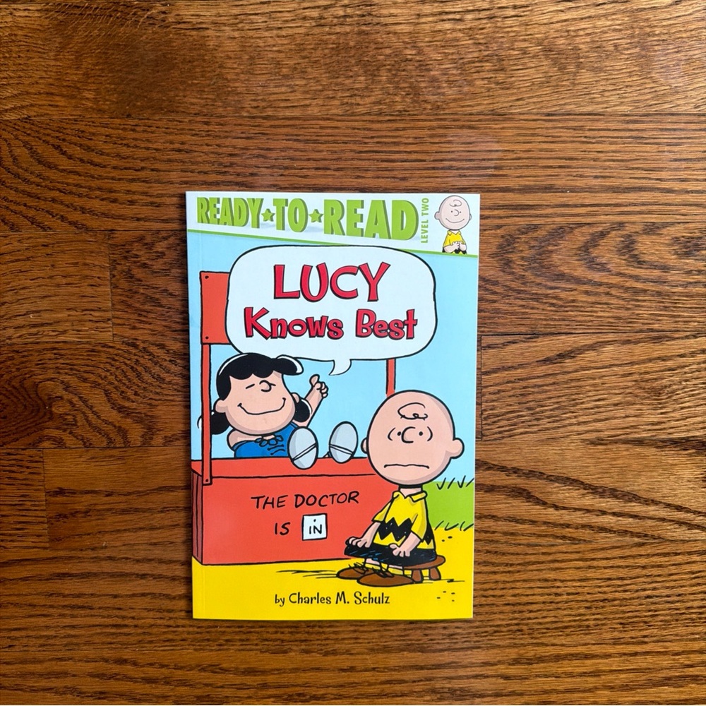 Peanuts 'Lucy Knows Best' Book - Red, Blue, Yellow